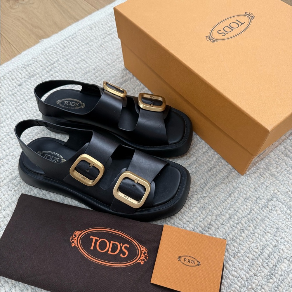 Tod’s leather sandals. Size 38